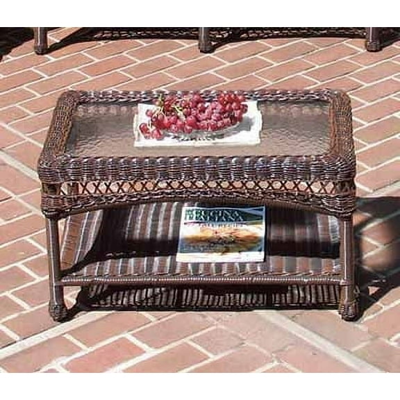 Belaire Rectangular Coffee Table with Glass Top