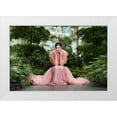 thumbnail image 1 of Belal, Ahmad 32x23 White Modern Wood Framed Museum Art Print Titled - Beauty In The Garden, 1 of 4