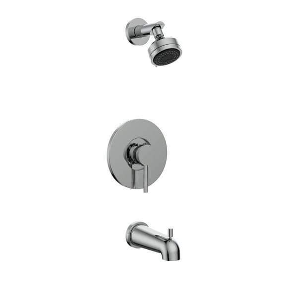 Belanger DEL90CCP Single Handle Shower Head and Bathtub Faucet, Polished Chrome