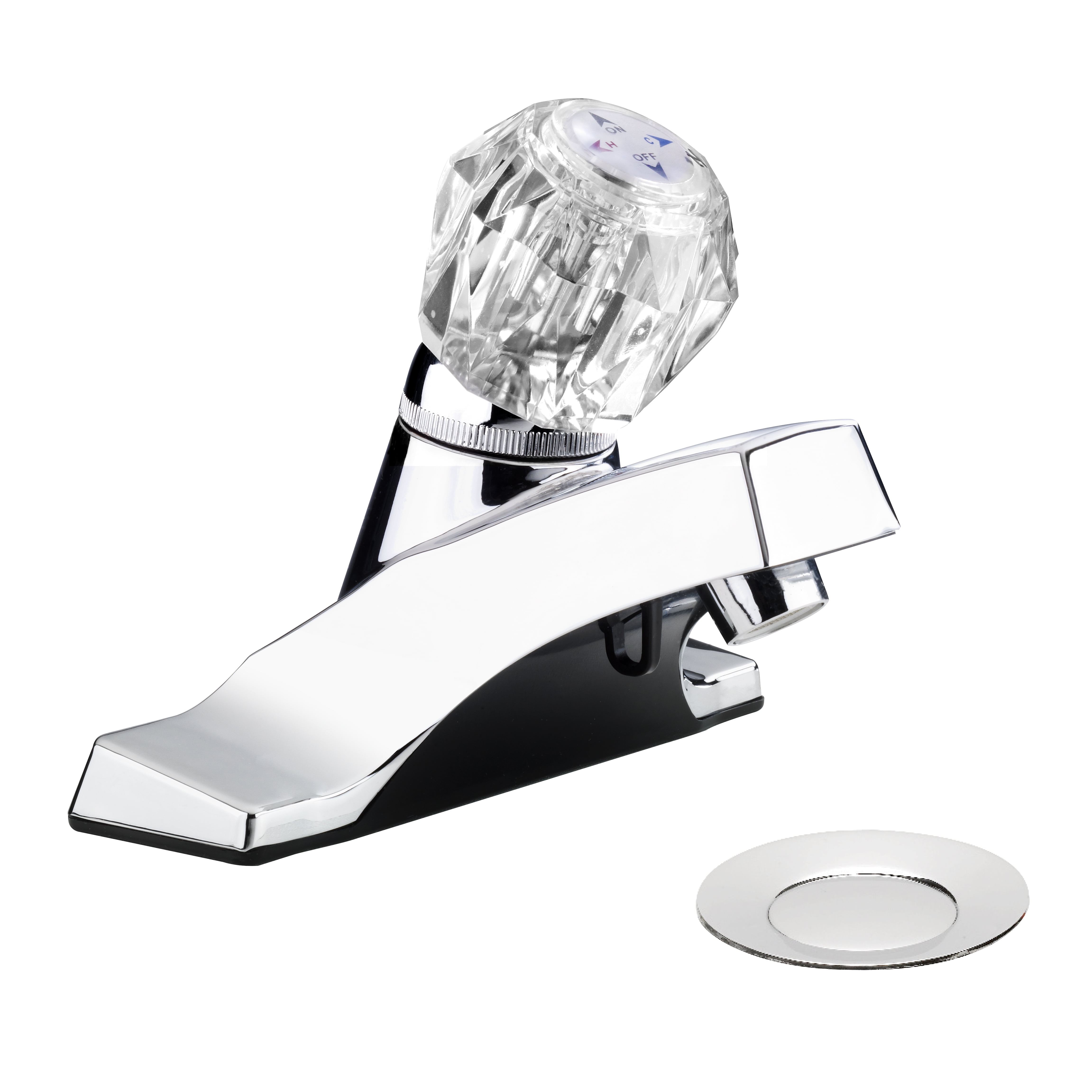 Belanger EBA24BCP Single Handle Centerset Bathroom Faucet with Drain ...