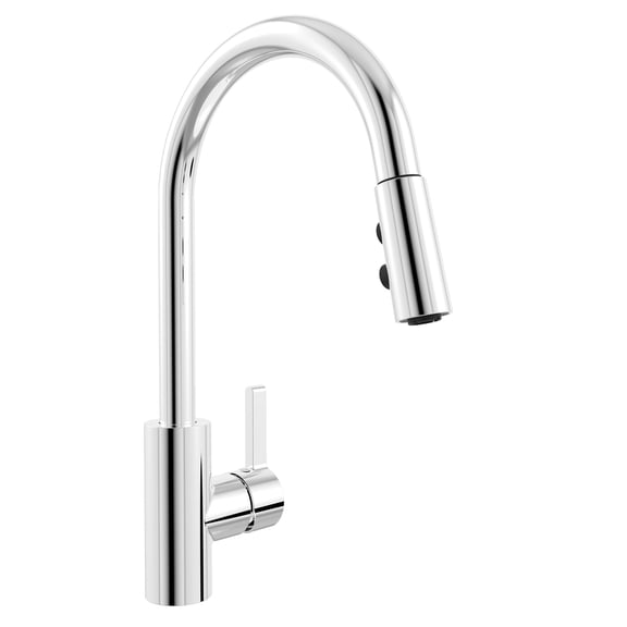Belanger EBI78CCP Single Handle Pull-Down Kitchen Faucet, Polished Chrome