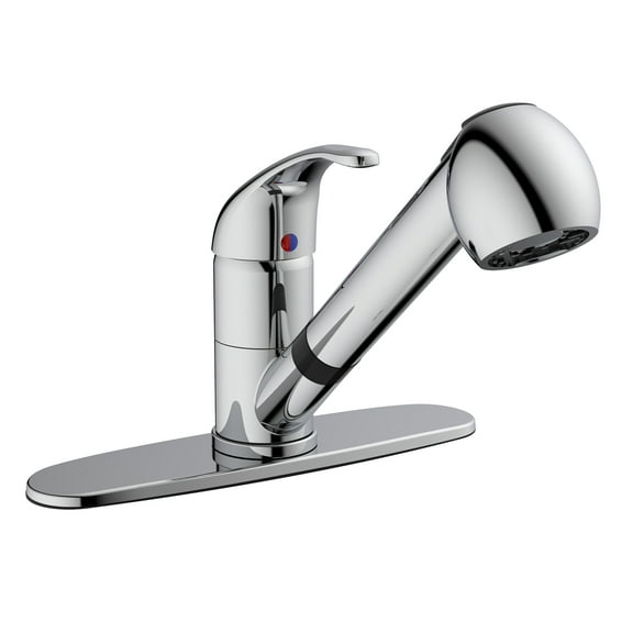 Belanger EBY77CCP Single Handle Pull-Out Kitchen Faucet, Polished Chrome