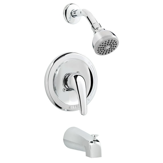 Belanger EBY90CCP Single Handle Shower Head and Bathtub Faucet, Polished Chrome