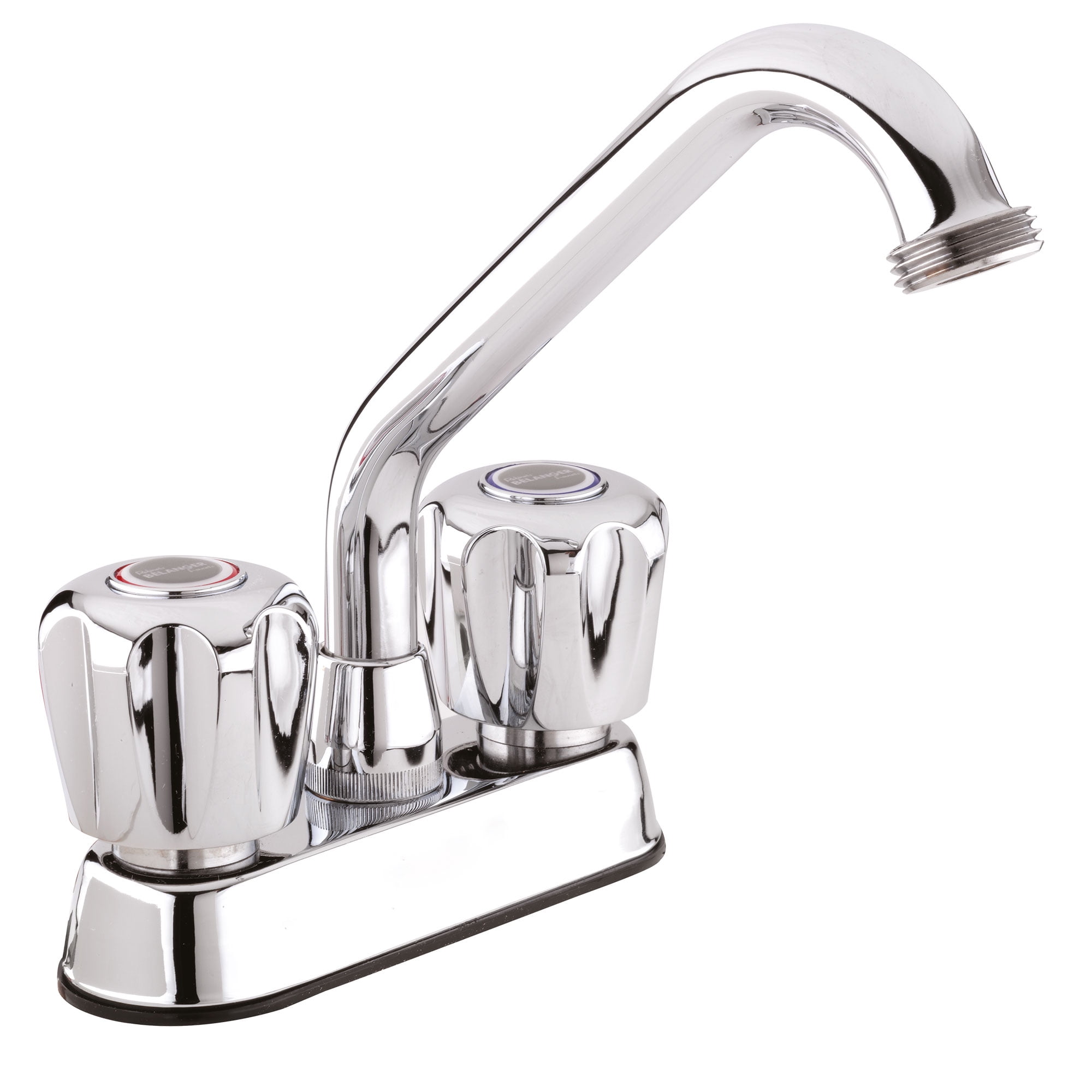 Polished Chrome Dual Handle Centerset Utility Faucet