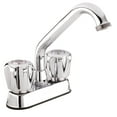 thumbnail image 1 of Belanger High-Arc 2-Handle Centerset Pull-Out Laundry Tub Utility Sink Faucet, Polished Chrome, 1 of 6