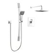 thumbnail image 1 of Belanger QUA130CCP Rain Pressure Balanced Square Shower System, Polished Chrome, 1 of 10