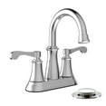 thumbnail image 1 of Belanger RUS74WCP Two Handle Bathroom Faucet with Drain, Polished Chrome, 1 of 10