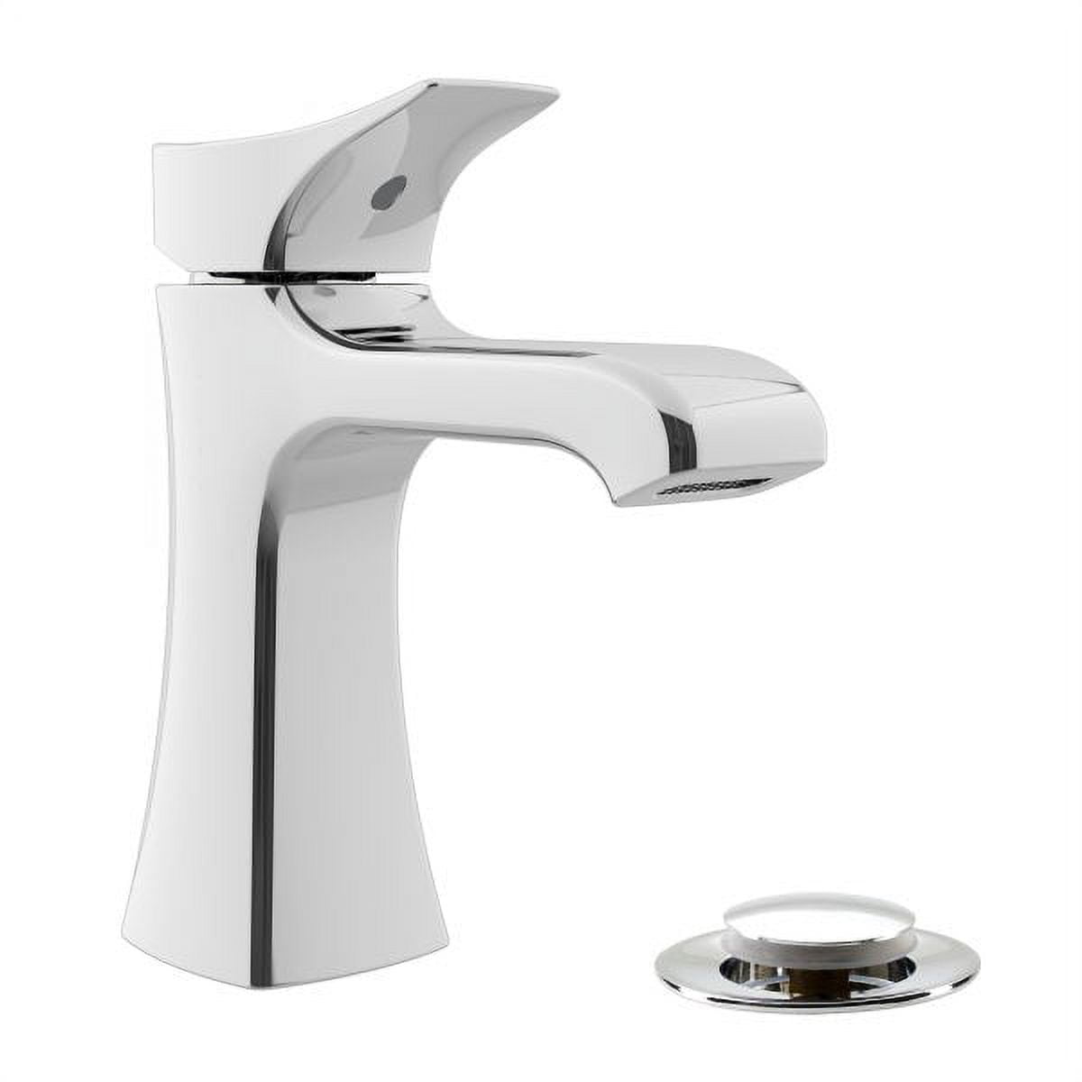 Belanger STR-DC-22CP Single Handle Bathroom Faucet with Drain, Chrome