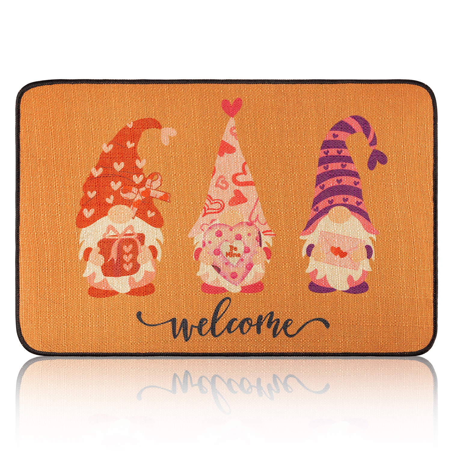 Belanttega 1Pcs Elf Linen Carpeting Entry Rug Easter Valentine's Day ...