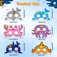 thumbnail image 1 of Belanttega 30Pcs Ocean Animals DIY Masks Make Your Own Sea World Animals Masks With Rhinestones Sticker For Party Favors Under The Sea Party Costume Mask, 1 of 7