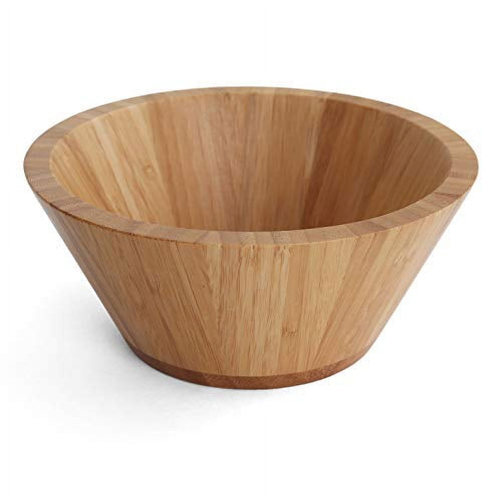 Belari 6.5" Bamboo Reusable Salad Bowls Set of 4