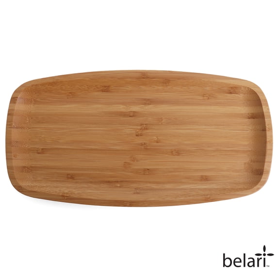 Belari Bamboo Plate Set - Bamboo Reusable Plates - Bamboo Plates - Wood Plates Dinnerware - Bamboo Dinner Plates - Bamboo Dinnerware Set - Eco Friendly Plates