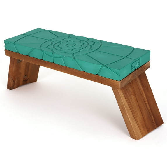 Belari Teak Meditation Bench - Meditation Seat - Meditation Stool - Kneeling Meditation Chair - Portable Folding Meditation Bench - Seiza Yoga Meditation Bench - Prayer Bench