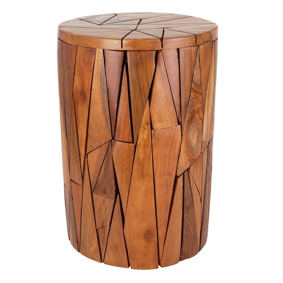 Belari Teak Puzzle Stool - Round