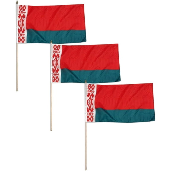 Belarus 12 x 18 Inch Flag - 3 PK