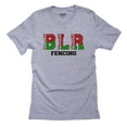 thumbnail image 1 of Belarus Fencing - Olympic Games - Rio - Flag Men's Grey T-Shirt, 1 of 2
