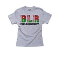 thumbnail image 1 of Belarus Field Hockey - Olympic Games - Rio - Flag Girl's Cotton Youth Grey T-Shirt, 1 of 2