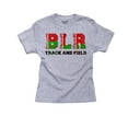 thumbnail image 1 of Belarus Modern Pentathlon - Olympic Games - Rio - Flag Girl's Cotton Youth Grey T-Shirt, 1 of 2