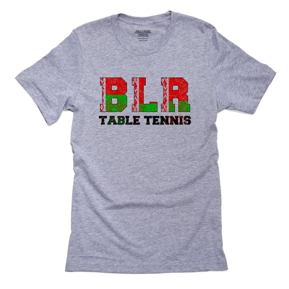 Belarus Table Tennis - Olympic Games - Rio - Flag Men's Grey T-Shirt