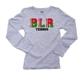 thumbnail image 1 of Belarus Tennis - Olympic Games - Rio - Flag Women's Long Sleeve Grey T-Shirt, 1 of 2