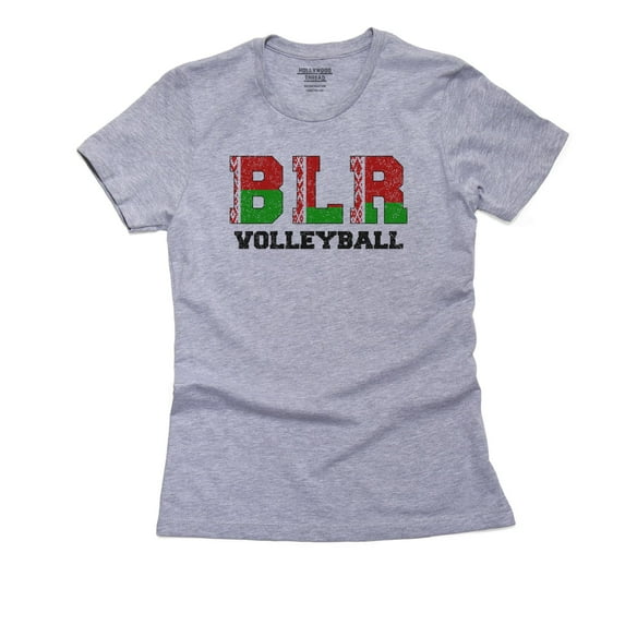 Belarus Volleyball - Olympic Games - Rio - Flag Women's Cotton Grey T-Shirt