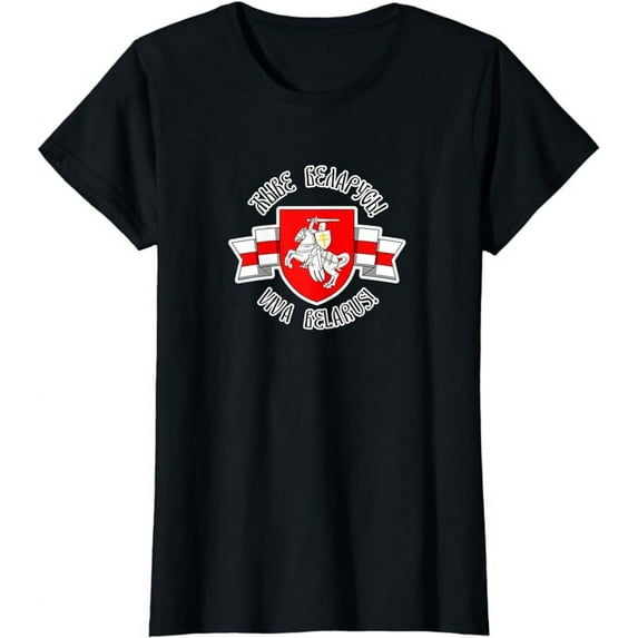 Belarus pogonya white red White flag protest symbol T-shirt
