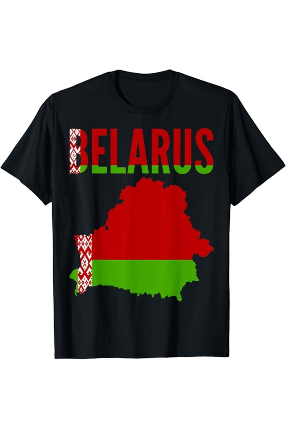 Belarusian - Belarus Country Map Flag T-Shirt