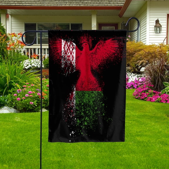 Belarusian Flag With Eagle Painting - Proud Belarus Garden Flag (11.5x17.5) Double-Sided Decorative Polyester Indoor/Outdoor Flag