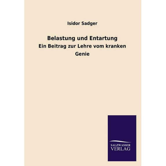 Belastung und Entartung (Paperback)