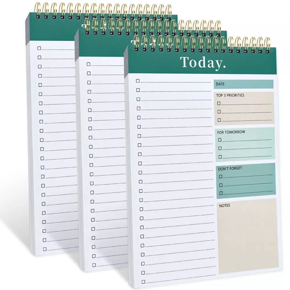 Belatt Undated Daily To Do List Notepad, Time Management Goal Planner ...