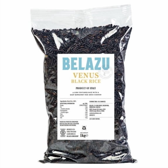 Belazu Black Venus Rice 1kg, British Import (Pack of 3)