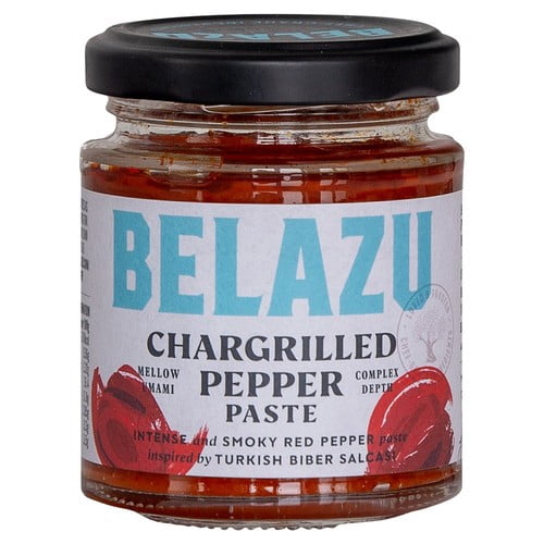 Belazu Chargrilled Pepper Paste 130g, British Import (Pack of 2)