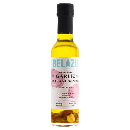 Belazu Garlic Infused Extra Virgin Olive Oil 250ml, British Import (Pack of 2)