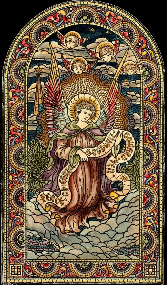 Belcher Mosaic Glass 1886 14 Canvas Art - Alfred Pilgrim (24 x 36)