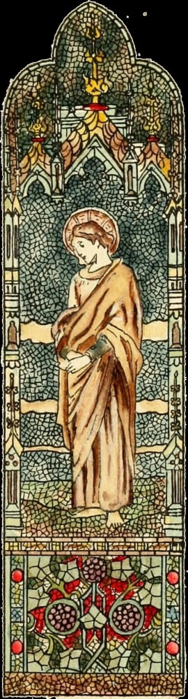 Belcher Mosaic Glass 1886 2c Canvas Art - Fr Verheyden (24 x 36)