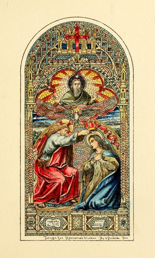 Belcher Mosaic Glass 1886 6 Canvas Art - LJ Lederle (24 x 36)
