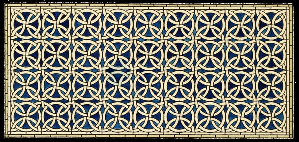 Belcher Mosaic Glass 1886 7 Canvas Art - Wm H Day (24 x 36)