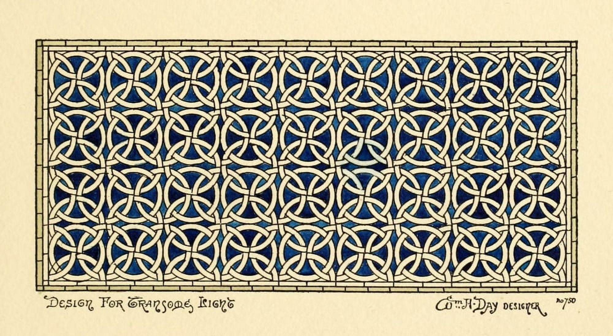 Belcher Mosaic Glass 1886 7 Canvas Art - Wm H Day (24 x 36)