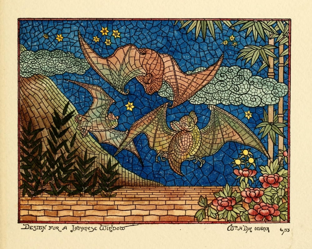 Belcher Mosaic Glass 1886 8 Canvas Art - Wm H Day (24 x 36)