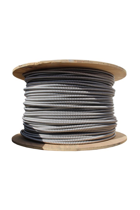 5501FE Amored MC Shielded Control Cable, 3-Conductor, 22AWG, 1000-Feet