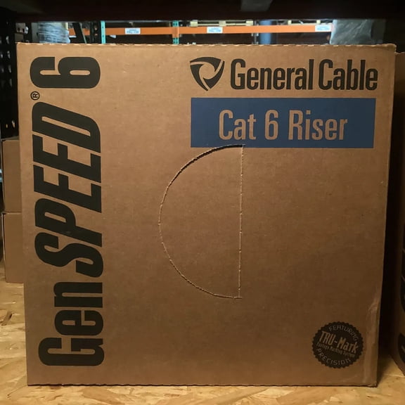 Belden 7937A DataTuff Cat5e OSP Burial, Polyolefin Insulation, LLPE Jacket, Non-Plenum, 1000ft Black Cable