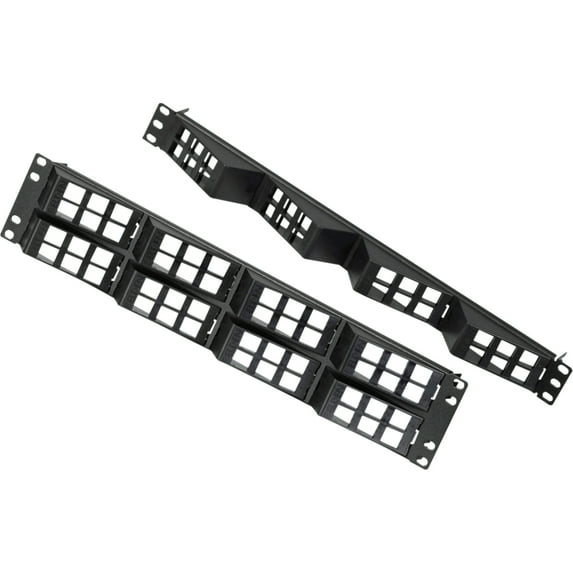 Belden AX103249 2RU Modular 48-Port Keyconnect Angleflex Patch Panel