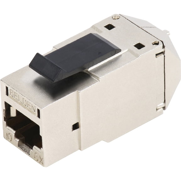 Belden RVAMJKSME-B24 Shielded Cat6A REVConnect Modular Jack, RJ45, 10GX, 10GXS, STP (24-Pack)