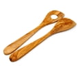 thumbnail image 1 of BeldiNest Set of 2 Wooden Spoons- Olive Wood Risotto Spoon and Corner Cooking Spoon -12", 1 of 6