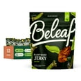 Beleaf Wasabi PlantBased Jerky AIF4 HighProtein Snack Healthy and