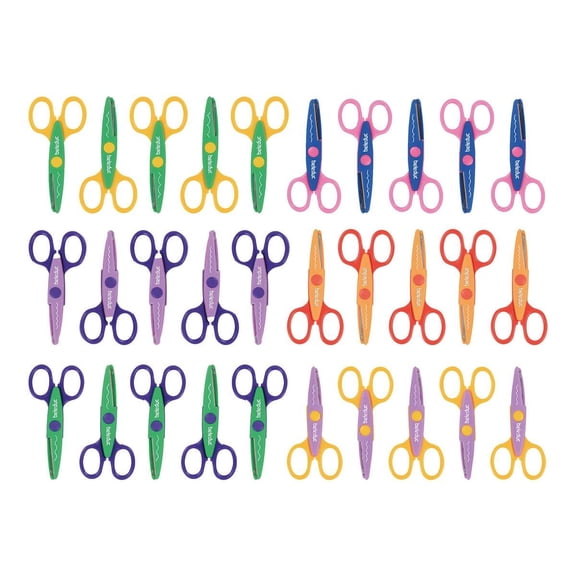 Beleduc Classroom Zig Zag Scissors - 30 Scissors