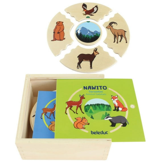 Beleduc Nawito Animal Habitats Puzzles