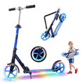 thumbnail image 1 of BELEEV Scooters for Boys,  Kick Scooter 2 Wheel for Adults Teens, 4 Adjustable Handlebar, Lightweight, Foldable, up to 220lbs, Blue, 1 of 8
