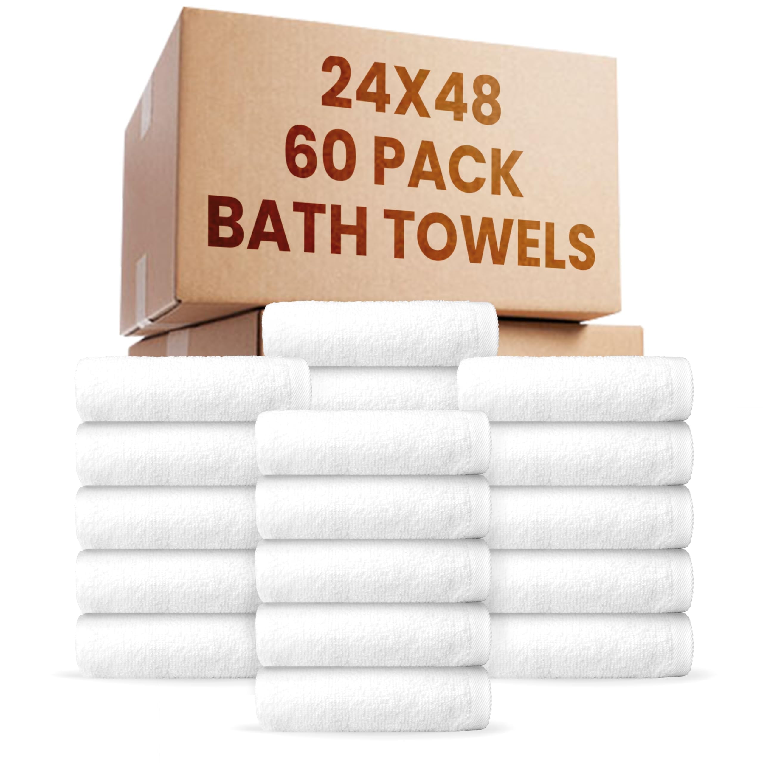 White Bath Towels Bulk