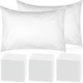 thumbnail image 1 of Belem Microfiber Pillowcase King Size - Pack of 72 - White Pillow Protector (42x46) - Ideal for Hotels, Hospitals, Vacation Rentals, 1 of 4